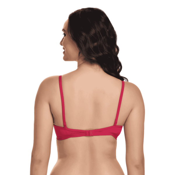 Florris Sejal T-Shirt Bra made with imported four-way stretchable fabric, providing seamless support for confident wear under modern outfits."