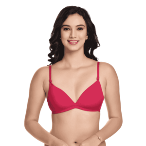 Florris Sejal T-Shirt Bra made with imported four-way stretchable fabric, providing seamless support for confident wear under modern outfits."